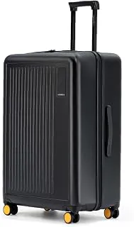 MOKOBARATransit Check-in Large Luggage Trolley Bag-74cm(100L),Lightweight Polycarbonate Hardshell,360° 8 Silent Wheels,One Push TSA Lock,Premium Zipper,Suitcase for 15+ Day Travel,Black(Money Moves)