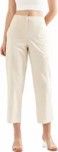 Sakhiyaan Jaipur Regular Fit Women Beige Trousers