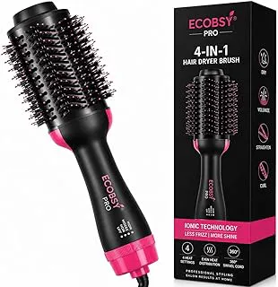 Hair Dryer Brush - Ultimate 4-in-1 Hot Air Brush Styler for Salon-Quality Hair