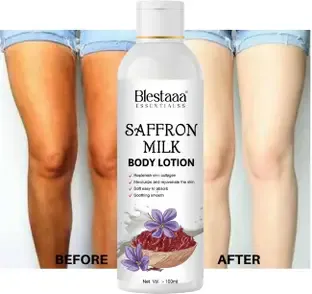 blestaaa essentialss SAFROAN WITH MILK BODY LOTION FOR MWNE AND WOMEN