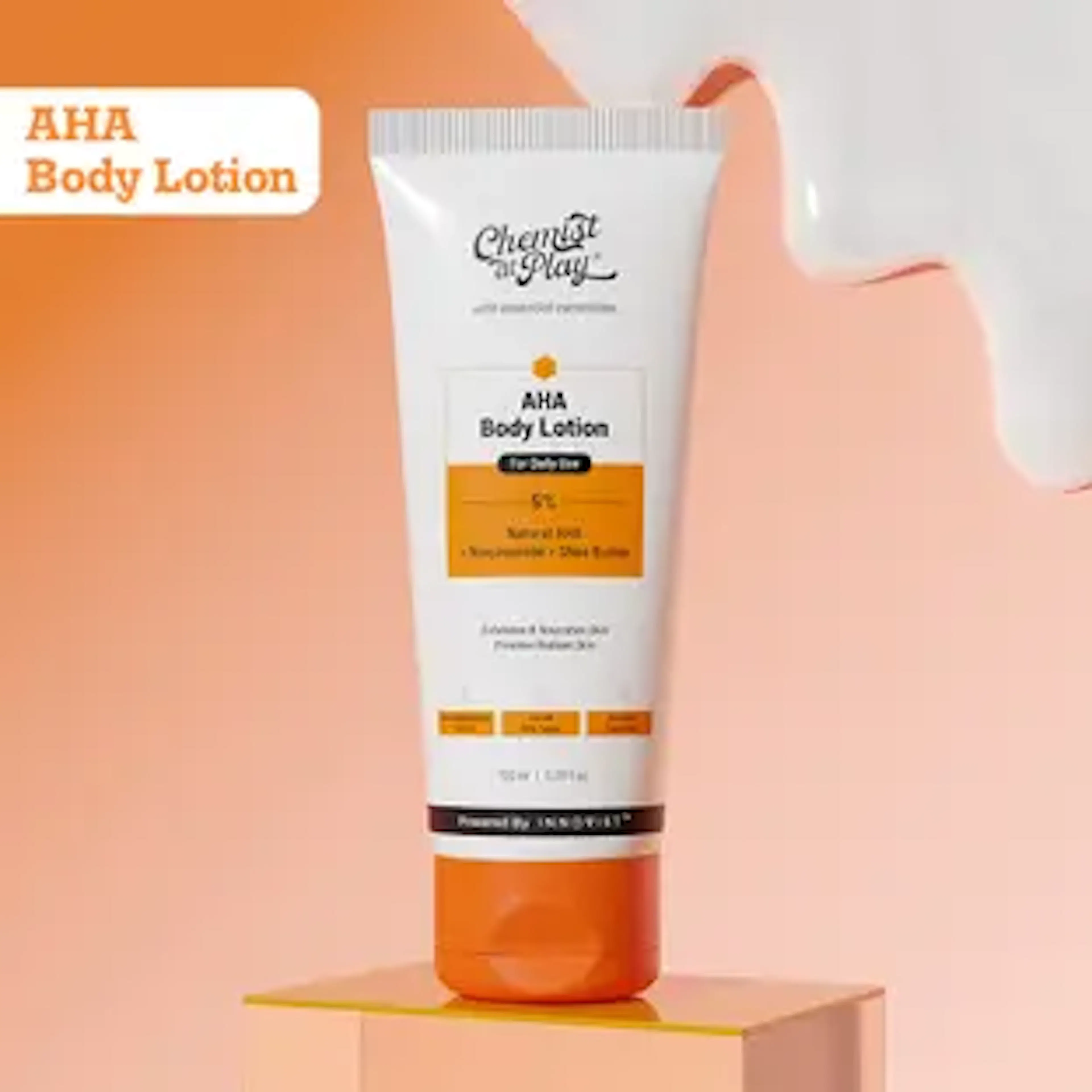 Chemist at Play AHA Body Lotion with Niacinamide & Shea Butter | Moisturizer for All Skin Types