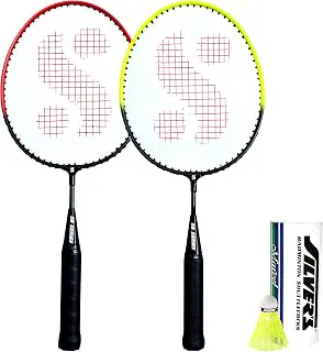 Silver's Junior Pedal Combo-5 (2 Badminton Rackets, 3 Plastic Shuttlecock)