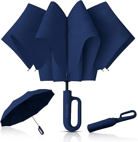 PANCABig Size Umbrella for Rain, 3-Fold Automatic Open Close, UV Coated