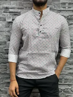 MANISHA Men Printed Straight Kurta
