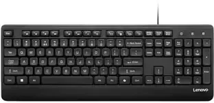 Lenovo 110 USB-A Wired Keyboard Wired USB Standard Desktop Keyboard Compatible with Desktop