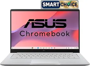 ASUS Chromebook CX1405 (2026), Smartchoice,Intel N50 Processor, Intel UHD iGPU, 8GB RAM, 128GB SSD, FHD, 14" (35.5 cm), Chrome OS, Pure Grey, 1.39 Kg, CX1405CTA-S60622, 42WHrs, Thin & Light Laptop