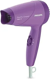 Philips Hair Dryer 1000W for Men & Women with 2 Heat Settings | Compact Blow Dryer for Everyday Hair Styling
