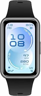 Huawei Band 11 Health & Fitness Tracker, Enhanced Sleep Tracking, All-Day Health Monitoring, Ultra-Slim & Comfort Wear, Compatible with iOS & Android, Smart Watch, Metal (Black)