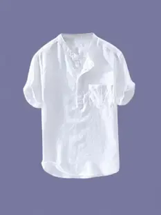 ZAKOD Men Solid Straight Kurta
