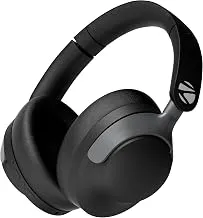 ZEBRONICSSILENCIO 111, Wireless Headphone, Hybrid ANC (50dB), 55*Hrs Backup, Transparency Mode, 40mm Titanium Drivers, 3 EQ Modes, ENC, Gaming Mode, Dual Pairing, Rapid Charge, Bluetooth v5.4 (Black)