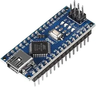 Robocraze Compatible with Arduino Nano R3 Development Board ATmega328P USB Mini Microcontroller Board for Robotics IoT Automation DIY Electronics STEM Projects