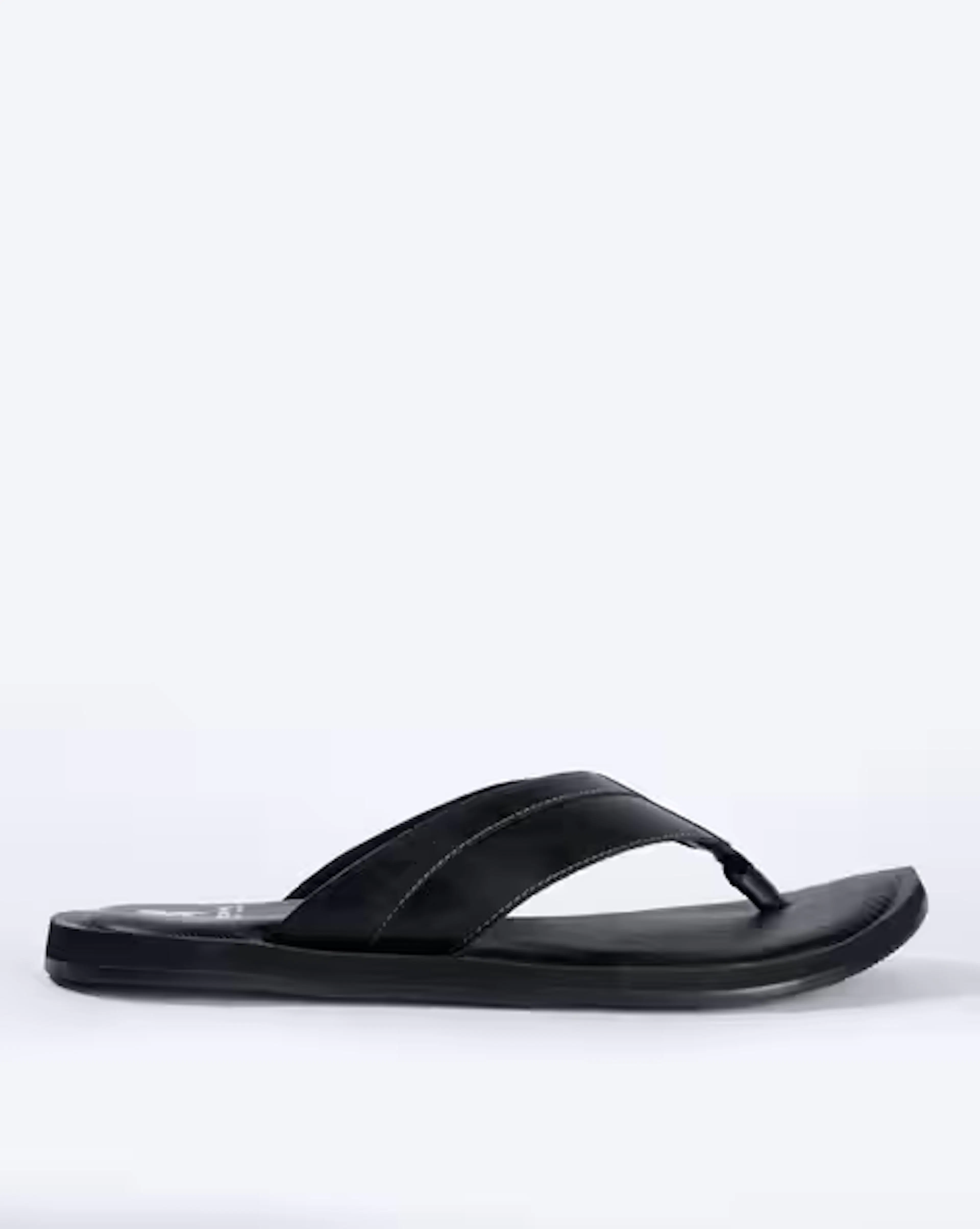 Textured Thong-Strap Flip-Flops