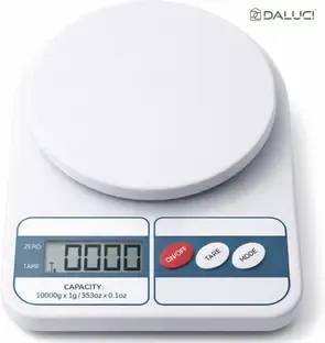 DALUCI Digital Kitchen Weighing Scale Food Weight Machine High Accuracy 10kg Weighing Scale