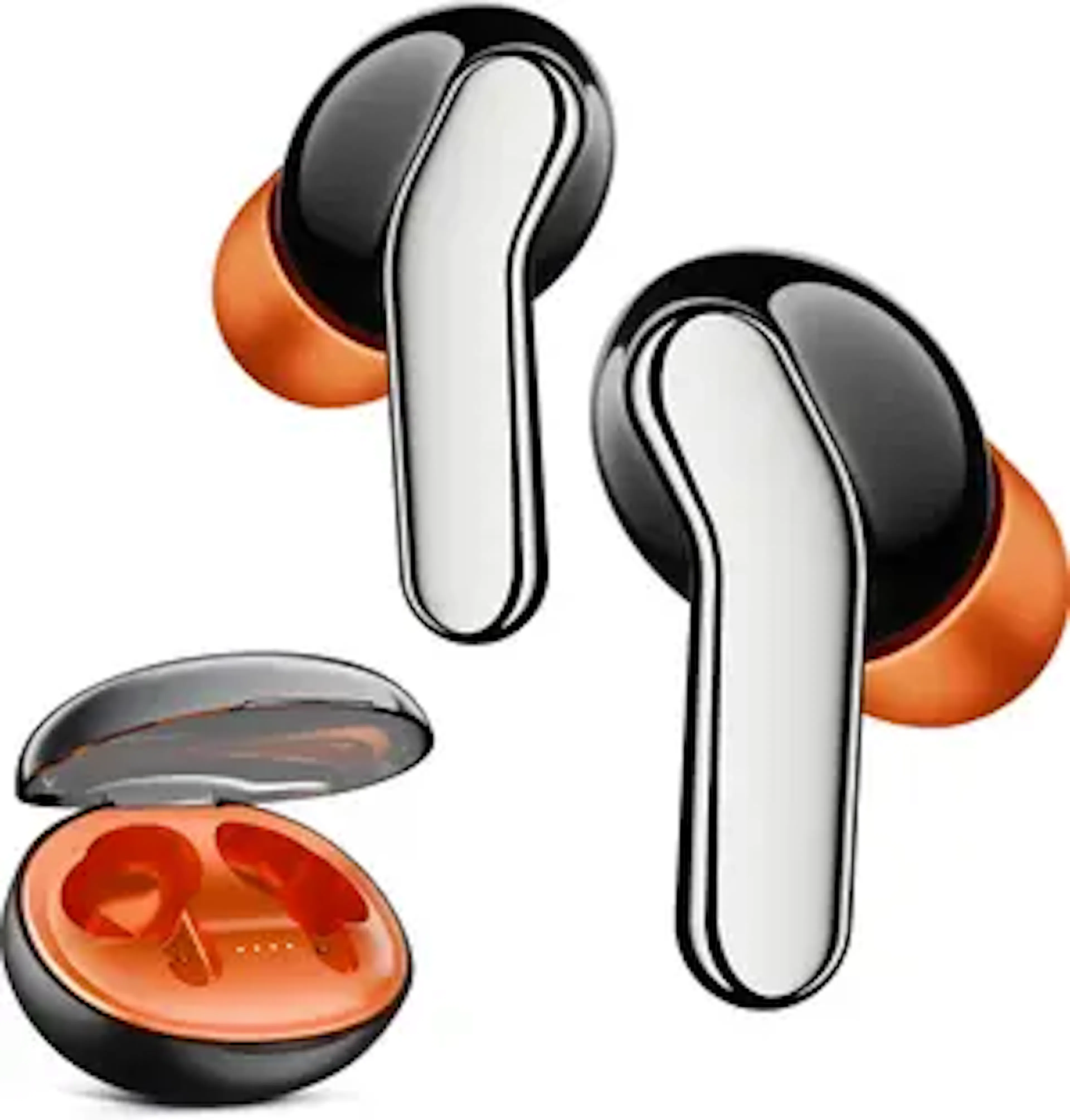 Mivi Duopods I6, 55Hrs PT, HD Call, Fast Charging, 3D Sound, 9EQ Modes App Supp, IPX4 Bluetooth