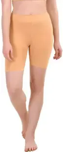 Apraa & Parma Solid Women Beige Cycling Shorts, Basic Shorts, Board Shorts, Swim Shorts, Regular Shorts