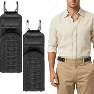 knh mart Men & Women Casual Black Artificial Leather Belt