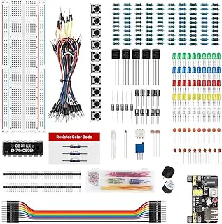 Serplex® 830 Breadboard Cable Resistor Electronics Component, Electronics Component Fun Kit, Electronics Component Fun Kit Power Supply Module for Starter Kit