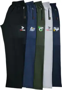 TRIFOX Printed Men Black, Multicolor, Blue Track Pants