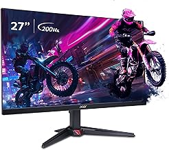 AcerNitro VG270 X1 27 Inch IPS Full HD Backlit LED Gaming Monitor I 0.5 MS Response I 200Hz Refresh Rate I SRGB 99%, HDR 10 I 2xHDMI, 1xDP I Stereo Speakers I AMD FreeSync Premium I Eye Care (Black)