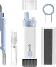 Elfora 7 in 1 Electronic Cleaner kit | Cleaning Kit for iPad | iPhone | Airpods | Monitor Screen | Keyboard | Dust Brush Including Soft Sweep | Swipe | Airpod Cleaner Pen | Key Puller and Spray Bottle