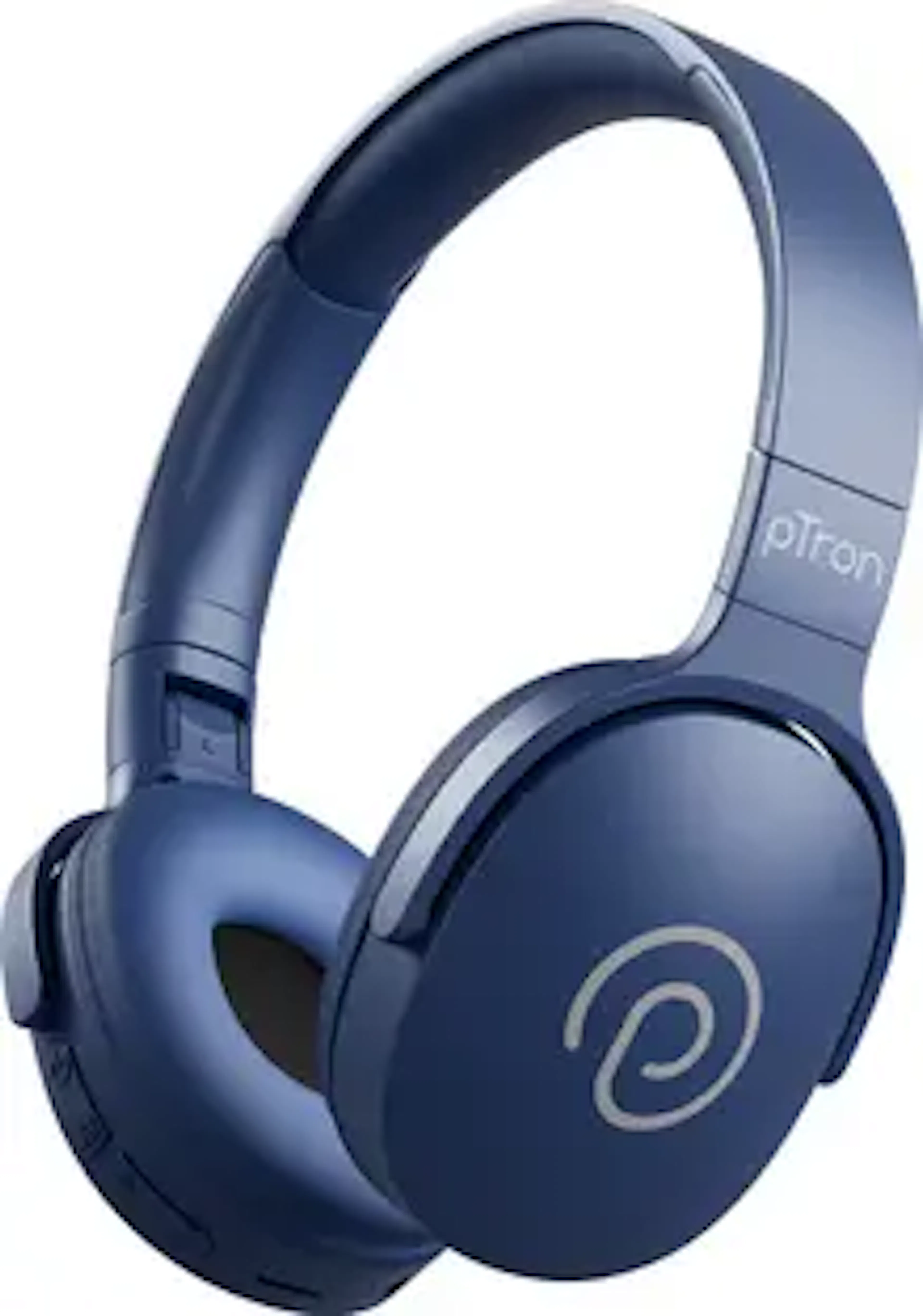 PTron Studio w/ Dual-Device Pairing, 60Hrs Playtime, HD Mic, 40mm Drivers, BT5.4 Bluetooth