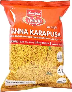 Telugu Foods Snacks Swetha Sanna Karapusa, 30 gm