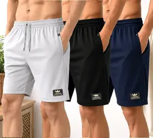 Leemak Solid Men Multicolor Basic Shorts