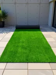 Worthful Creations Artificial Grass Floor Mat