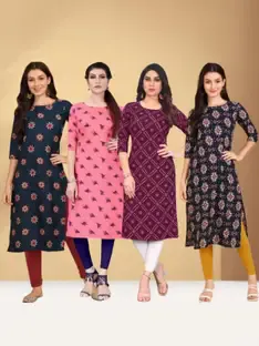Hiral Women Printed Straight Kurta
