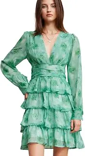 Womens One Piece Western Dress | Summer Dresses for Women - Floral Printed Casual A-Line Mini Dreses | Womens Dress