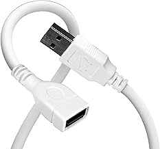 Zebronics USB Extension Cable, 1.5 Meter Length, 480Mbps Data Transfer, Full Copper Core, Nickel-Plated Connectors, Durable Build, For TV, Laptop, PC, Hard Drive, Gamepad (UEC15)