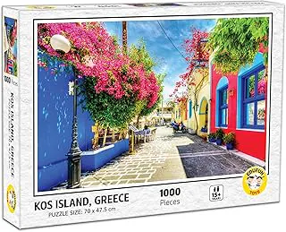 1000 Piece Jigsaw Puzzle | Kos Island Greece Challenging Scenic Puzzle | Brain Booster and Stress Relief Game, Gift for Puzzle Lovers | for Adults & Teens