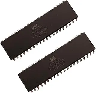 xcluma Atmel AT89S52 8051 40 Pin DIP Microcontroller (Pack of 2)