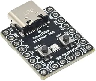 SmartElex RP2350A Microcontroller NEO Development Board - RP2350A MCU Embedded Controller Module for Prototyping & System Design | Compact Architecture High Integration for Embedded Applications