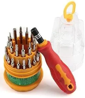OblivionScrew Driver Kit – Magnetic 31 in 1 Screwdriver Tool Set, Repairing Tools for Electronics & DIY Home Use – Compact, Portable & Multi-Head Bit Set for DIY Repairs and Maintenance (Pack of 1)