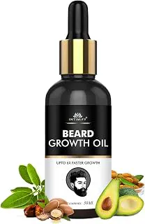 INTIMIFYBeard Growth Oil, For Thicker & Longer Beard, Enriched with Natural Herbs- 30 ml (Pack of 1) Hair Growth