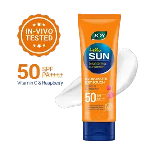 Joy Sunscreen - SPF 50 PA++++ Ultra Matte Dry Touch Sunscreen For Oily Skin