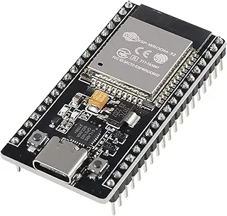 ESP32 DevKit V1 WiFi + Bluetooth Development Board | Dual-Core ESP32 Microcontroller | 30+ GPIO Pins | USB Programmable IoT Board Compatible with IDE