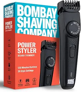 Bombay Shaving Company Beard Trimmer For Men | Beard Trimmer for Man | Hair Trimmer for Man | Type C, 120 Min Runtime, 38 Settings, Cordless | Trimmer Men Beard | Trimmers for Man