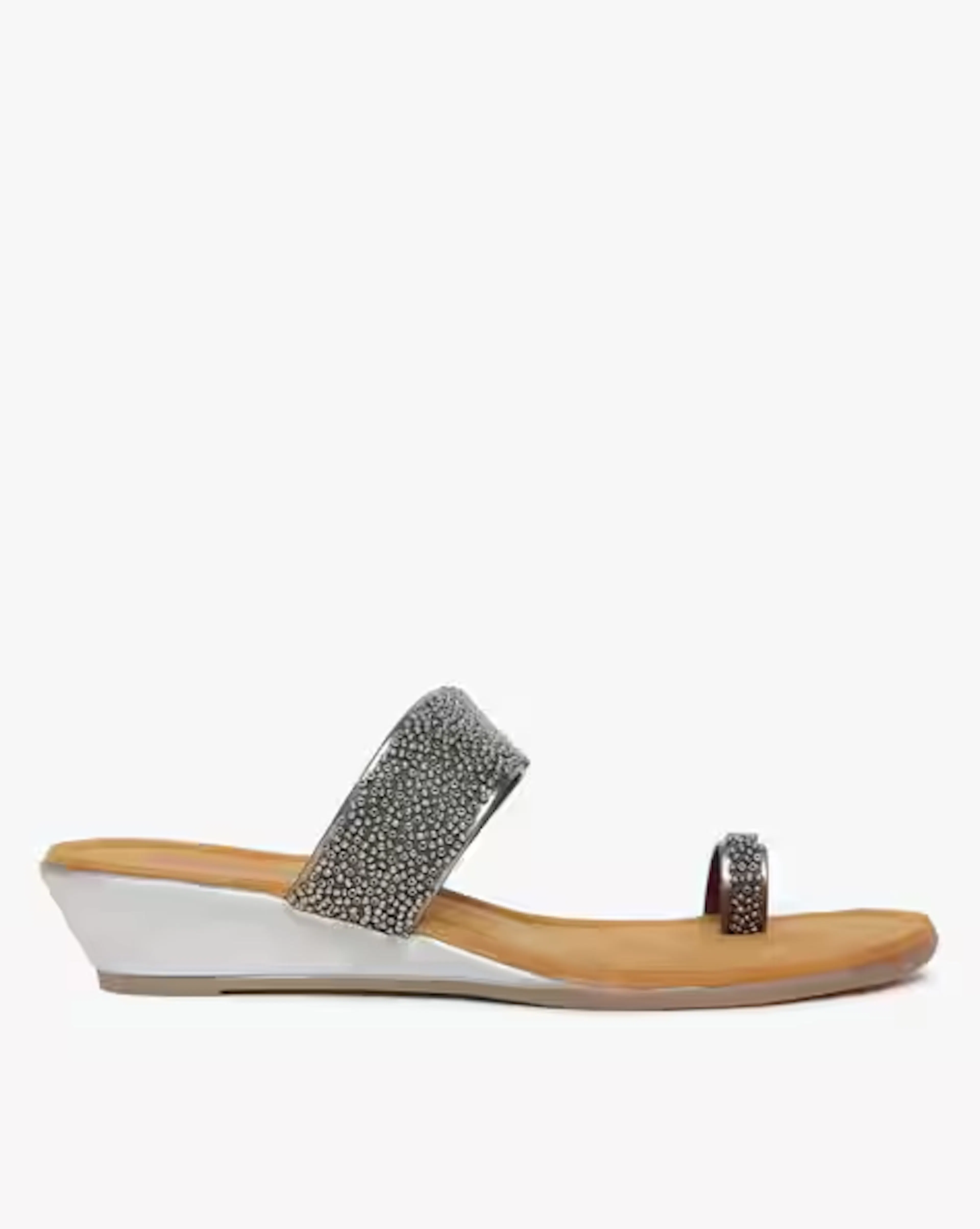 Embellished Toe-Ring Wedges