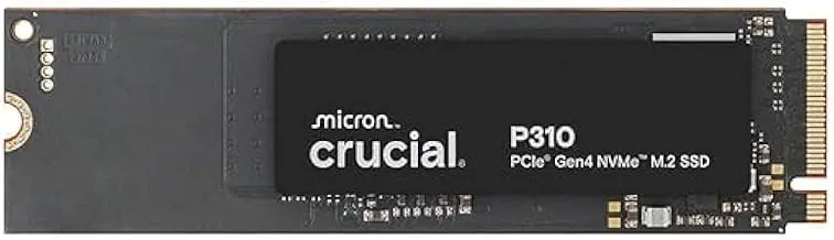 Crucial P310 1TB 2280 PCIe Gen4 3D NAND NVMe M.2 SSD – Up to 7,100 MB/s – Shift up to Gen4 – Internal Solid State Drive (PC) – CT1000P310SSD801