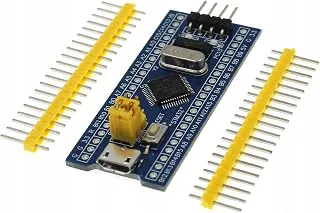 STM32F103C8T6 Development Board (Blue Pill) – ARM Cortex-M3 32-bit Microcontroller 72MHz USB Interface Arduino IDE Compatible Compact DIY Embedded System Board for Robotics & IoT Projects