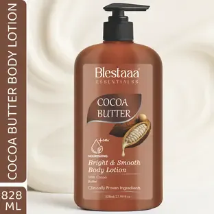 blestaaa essentialss Rich Cocoa Butter Body Lotion for Intense Nourishment & Glow