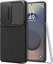 SpigenOptik Armor | Samsung Galaxy S25 Ultra Case [Camera Protection][Air Cushion Protection] Galaxy S25 Ultra Back Cover | TPU+PC - Black