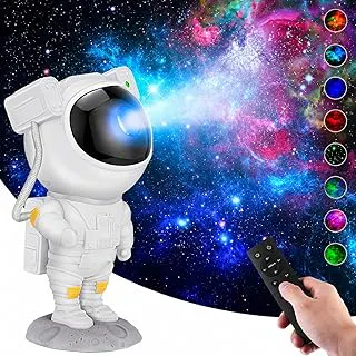 One94Store Astronaut Galaxy Projector Night Light – 360° Rotating Nebula Star Projector with Remote Control, Timer & Adjustable Head – Space Lamp for Kids’ Bedroom, Gifts, Gaming Room, Home & Décor