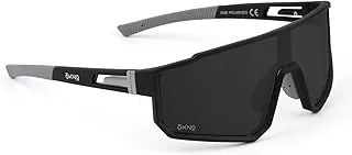 EyewearlabsOKNO | Polarized Sports Over-Sized Unilens Wrap-Around Branded Stylish Sunglasses For Men & Women | 100% UV Protection Shades | Cricket Sports Cycling Driving Trekking & More