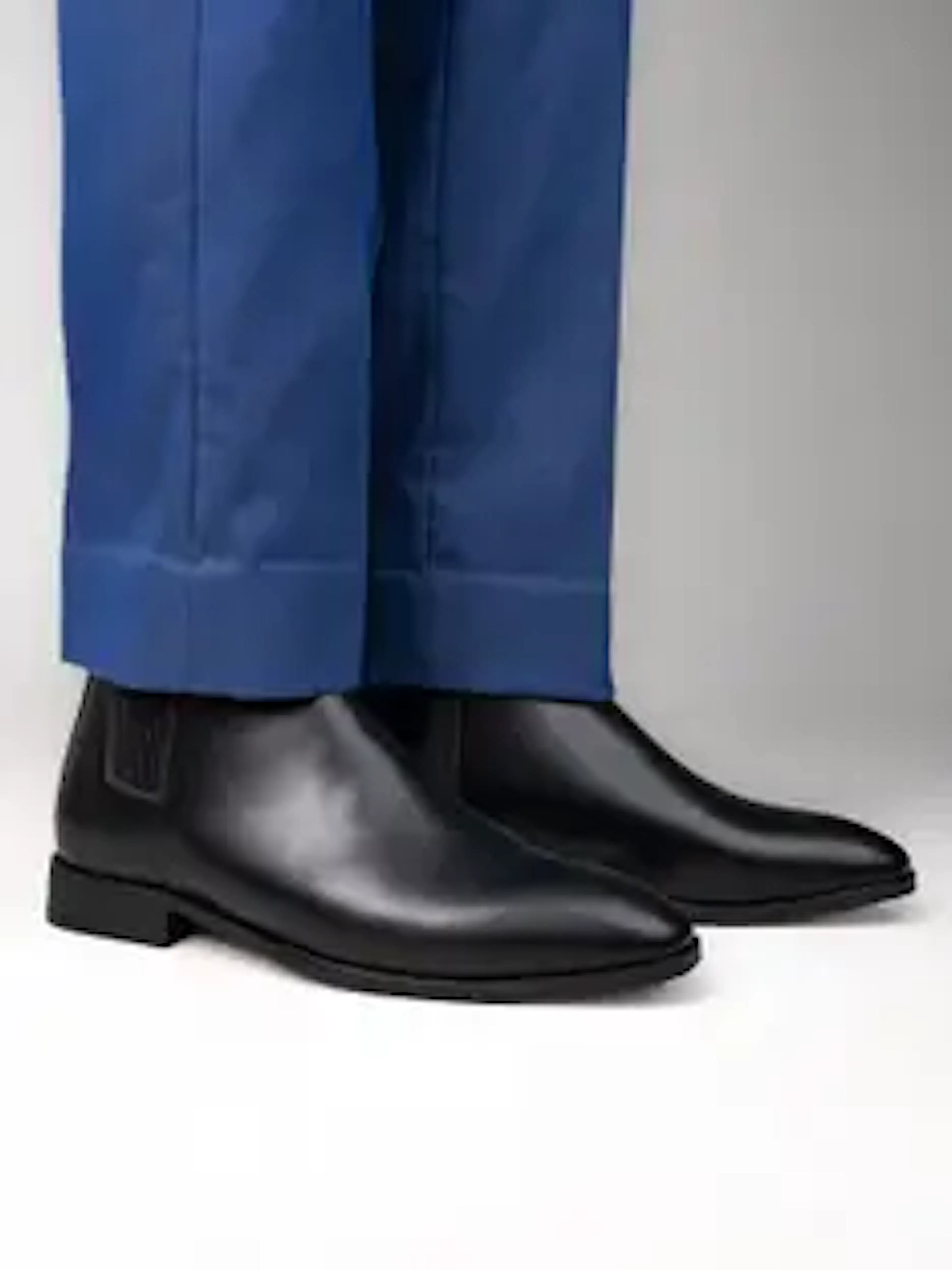 ALBERTO TORRESI Alberto Torresi Synthetic Black Chelsea Boots For Men Slip On For Men