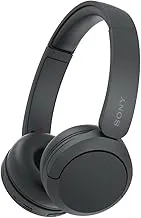 SonyWH-CH520 Wireless Bluetooth Headphones On Ear with Mic, Up to 50Hrs Battery, Quick Charge, DSEE Upscale, Multipoint Connectivity, Voice Assistant, Customized EQ-Black