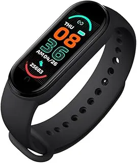 Elevea 𝟭𝟱 𝗬𝗲𝗮𝗿𝘀 𝗪𝗮𝗿𝗿𝗮𝗻𝘁𝘆 Multifunctional Fitness Band with Call & Message Alerts, Health Monitoring, Step Counter, and Bluetooth Sync – Ideal for Active Lifestyles.