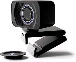 Kreo Owl 4K PRO Webcam with IMX260 Sensor, 4K 30FPS, 1080p 60FPS, Touch Controls, Autofocus, Dual Mics, Magnetic Privacy Cover, USB Plug & Play, Wide Angle, for PC/Laptop, Windows, Mac, Android